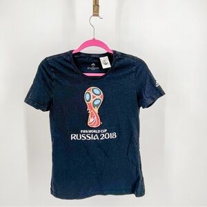 FIFA World Cup Russia 2018 Adidas Black T-Shirt